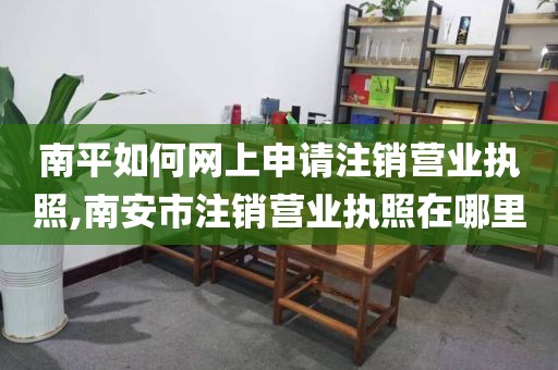 南平如何网上申请注销营业执照,南安市注销营业执照在哪里