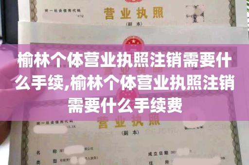 榆林个体营业执照注销需要什么手续,榆林个体营业执照注销需要什么手续费