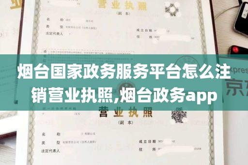 烟台国家政务服务平台怎么注销营业执照,烟台政务app