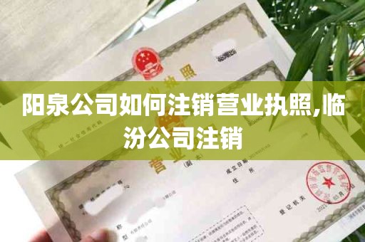 阳泉公司如何注销营业执照,临汾公司注销