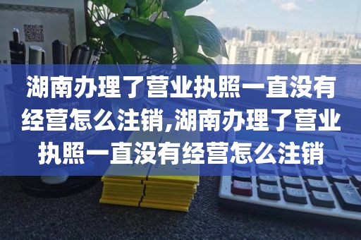 湖南办理了营业执照一直没有经营怎么注销,湖南办理了营业执照一直没有经营怎么注销