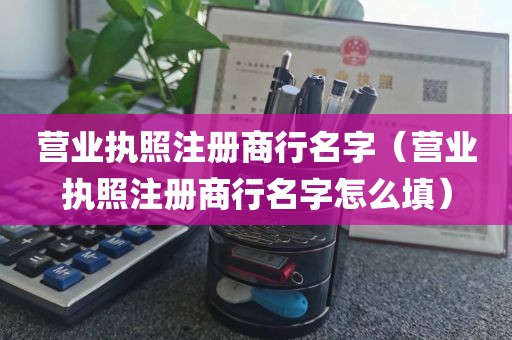 营业执照注册商行名字（营业执照注册商行名字怎么填）