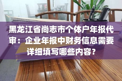 黑龙江省尚志市个体户年报代审：企业年报中财务信息需要详细填写哪些内容？