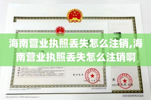 海南营业执照丢失怎么注销,海南营业执照丢失怎么注销啊