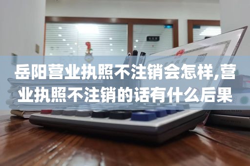 岳阳营业执照不注销会怎样,营业执照不注销的话有什么后果