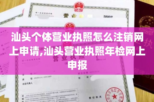 汕头个体营业执照怎么注销网上申请,汕头营业执照年检网上申报