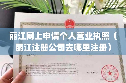 丽江网上申请个人营业执照（丽江注册公司去哪里注册）