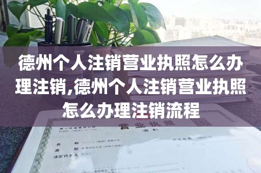 德州个人注销营业执照怎么办理注销,德州个人注销营业执照怎么办理注销流程