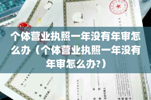 个体营业执照一年没有年审怎么办（个体营业执照一年没有年审怎么办?）