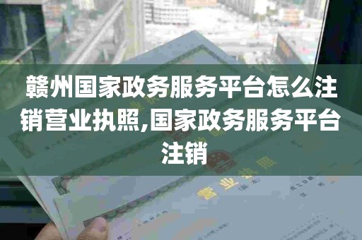 赣州国家政务服务平台怎么注销营业执照,国家政务服务平台 注销