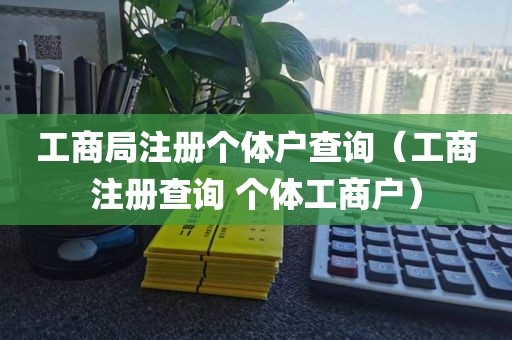 工商局注册个体户查询（工商注册查询 个体工商户）