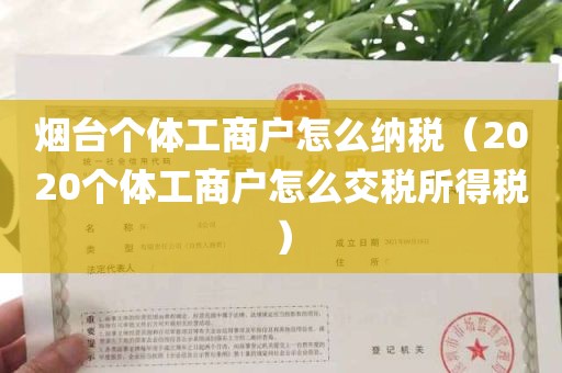 烟台个体工商户怎么纳税（2020个体工商户怎么交税所得税）