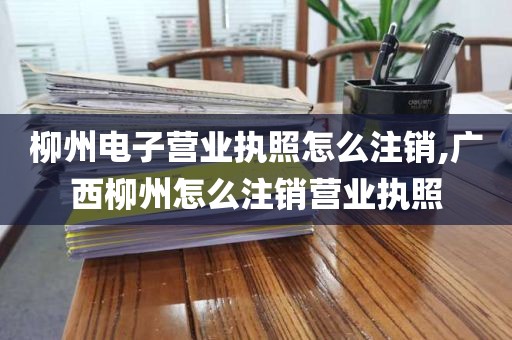 柳州电子营业执照怎么注销,广西柳州怎么注销营业执照