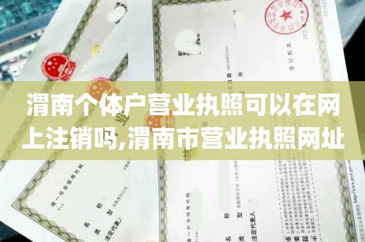 渭南个体户营业执照可以在网上注销吗,渭南市营业执照网址