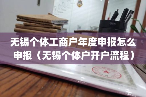 无锡个体工商户年度申报怎么申报（无锡个体户开户流程）