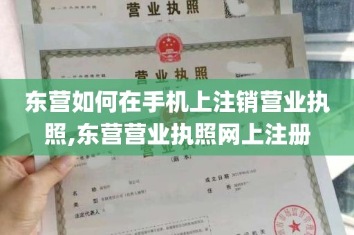 东营如何在手机上注销营业执照,东营营业执照网上注册