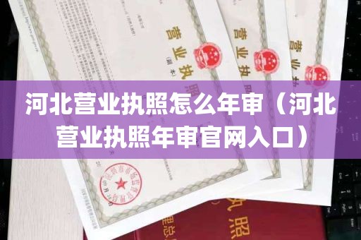 河北营业执照怎么年审（河北营业执照年审官网入口）