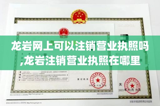 龙岩网上可以注销营业执照吗,龙岩注销营业执照在哪里