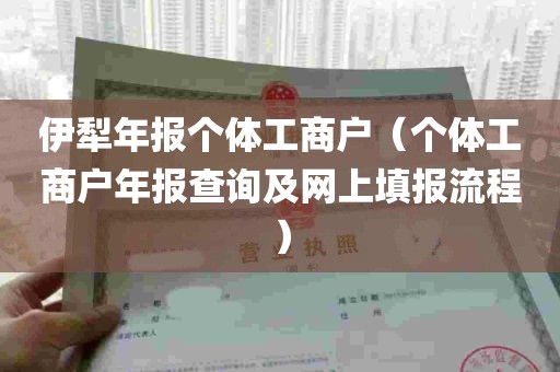 伊犁年报个体工商户（个体工商户年报查询及网上填报流程）