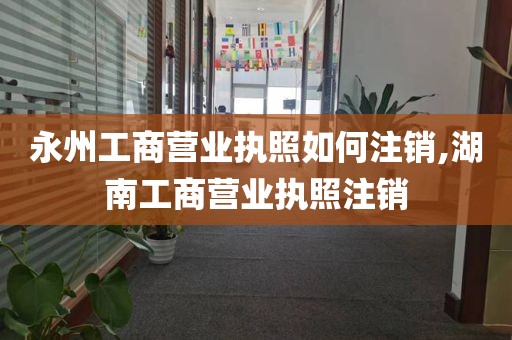 永州工商营业执照如何注销,湖南工商营业执照注销
