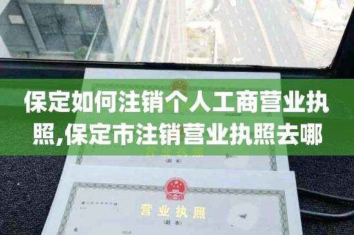 保定如何注销个人工商营业执照,保定市注销营业执照去哪