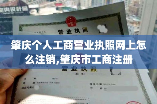 肇庆个人工商营业执照网上怎么注销,肇庆市工商注册