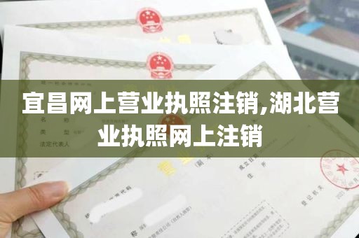 宜昌网上营业执照注销,湖北营业执照网上注销