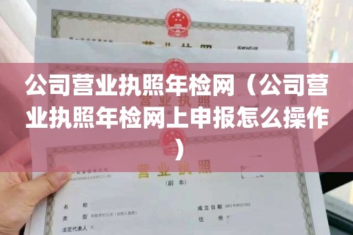 公司营业执照年检网（公司营业执照年检网上申报怎么操作）