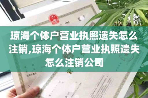 琼海个体户营业执照遗失怎么注销,琼海个体户营业执照遗失怎么注销公司