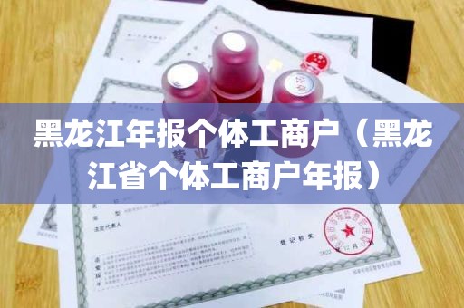 黑龙江年报个体工商户（黑龙江省个体工商户年报）