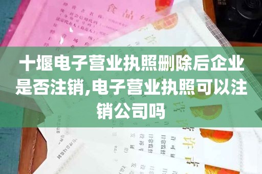 十堰电子营业执照删除后企业是否注销,电子营业执照可以注销公司吗