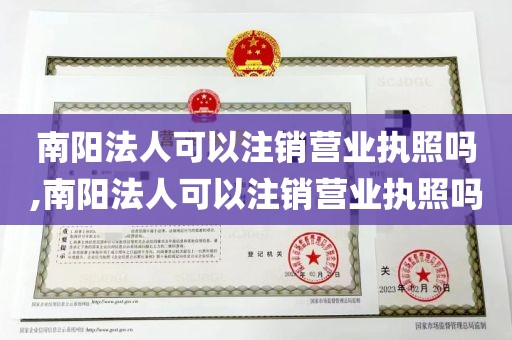 南阳法人可以注销营业执照吗,南阳法人可以注销营业执照吗