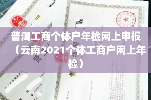 普洱工商个体户年检网上申报（云南2021个体工商户网上年检）