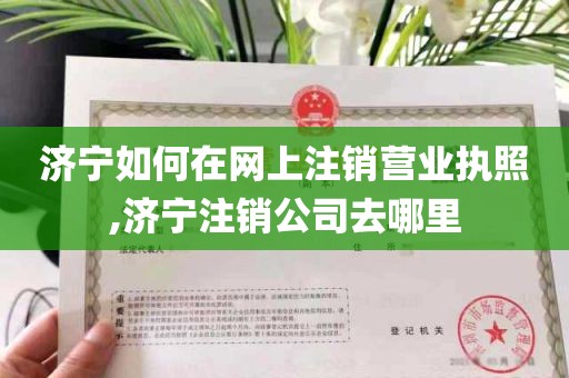 济宁如何在网上注销营业执照,济宁注销公司去哪里