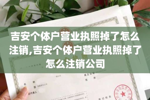 吉安个体户营业执照掉了怎么注销,吉安个体户营业执照掉了怎么注销公司