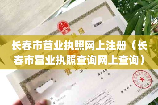 长春市营业执照网上注册（长春市营业执照查询网上查询）