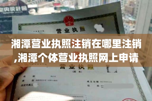 湘潭营业执照注销在哪里注销,湘潭个体营业执照网上申请