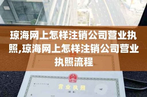 琼海网上怎样注销公司营业执照,琼海网上怎样注销公司营业执照流程