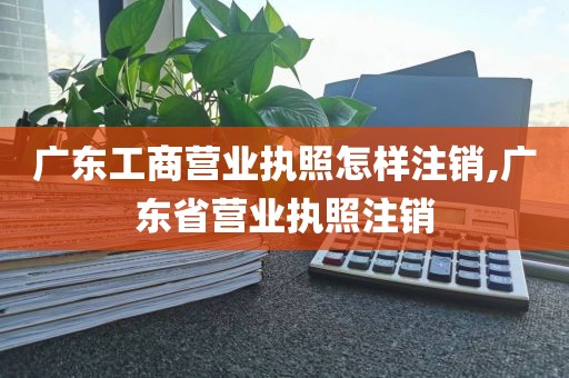 广东工商营业执照怎样注销,广东省营业执照注销