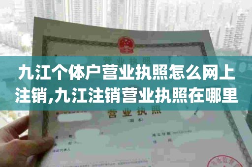 九江个体户营业执照怎么网上注销,九江注销营业执照在哪里