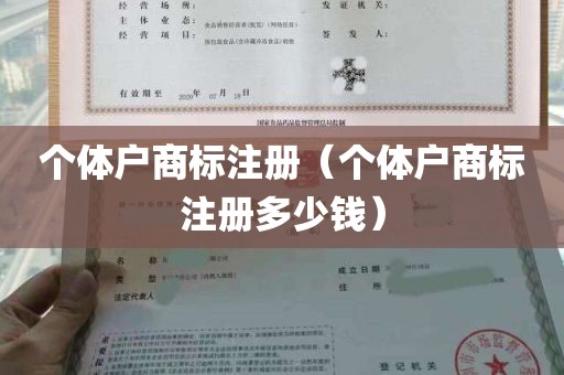 个体户商标注册（个体户商标注册多少钱）