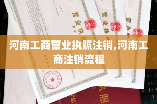 河南工商营业执照注销,河南工商注销流程