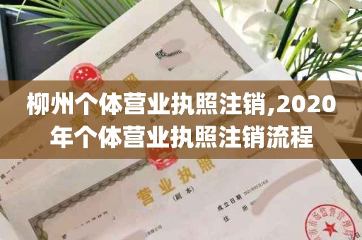 柳州个体营业执照注销,2020年个体营业执照注销流程