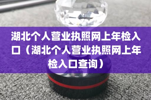 湖北个人营业执照网上年检入口（湖北个人营业执照网上年检入口查询）