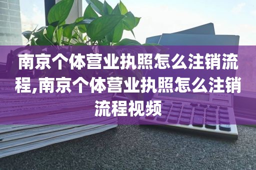 南京个体营业执照怎么注销流程,南京个体营业执照怎么注销流程视频