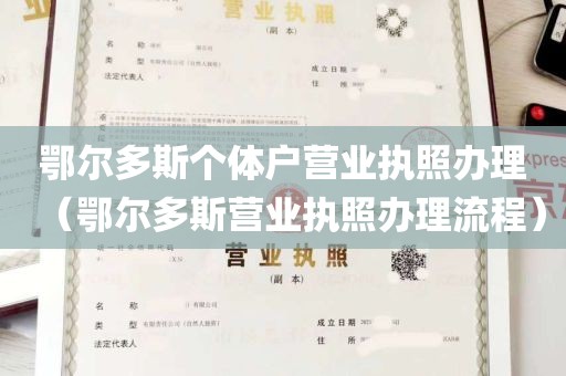 鄂尔多斯个体户营业执照办理（鄂尔多斯营业执照办理流程）