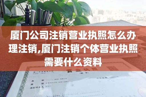 厦门公司注销营业执照怎么办理注销,厦门注销个体营业执照需要什么资料