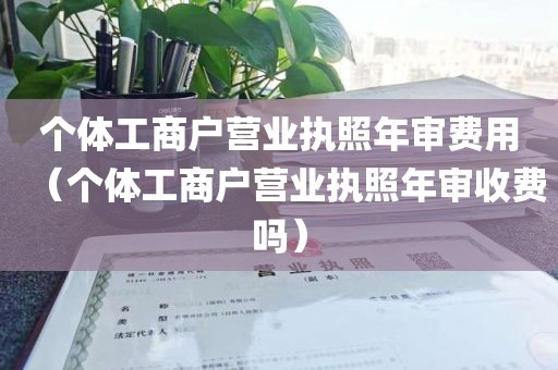 个体工商户营业执照年审费用（个体工商户营业执照年审收费吗）