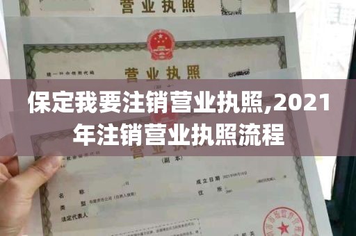 保定我要注销营业执照,2021年注销营业执照流程