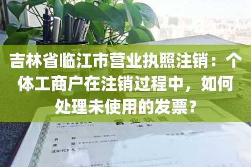 吉林省临江市营业执照注销：个体工商户在注销过程中，如何处理未使用的发票？